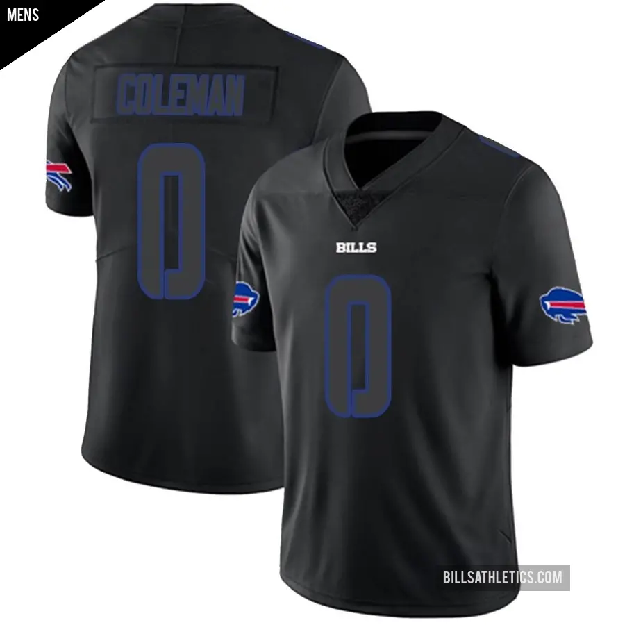 NFLバッファロービルズラグビー ゲームシャツ0番キオンコールマンColeman NIKE NFL バッファロー・ビルズ フットボール ワッペン ゲーム