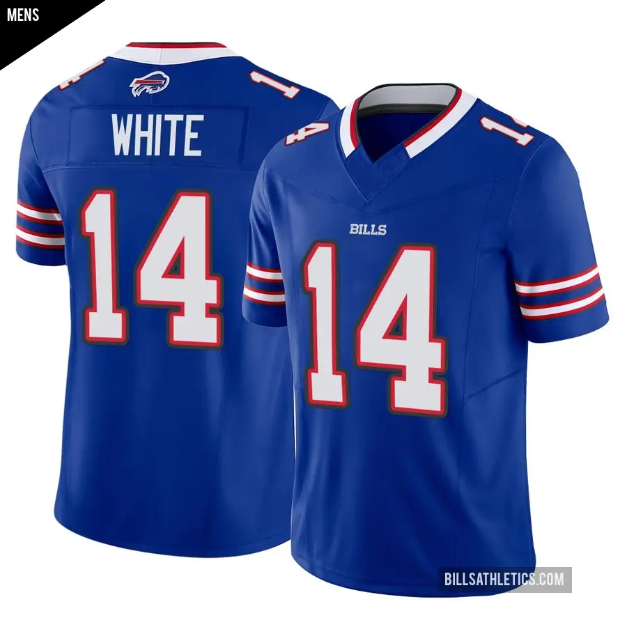 Men's Buffalo Bills ＃14 Mike White Royal Limited Vapor F.U.S.E. Jersey