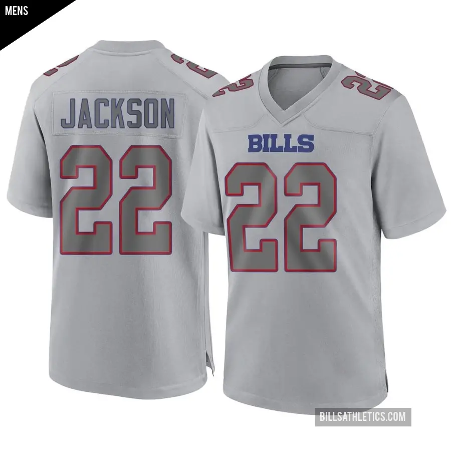 Men's Buffalo Bills ＃22 Fred Jackson Gray Game Atmosphere Fashion Jersey