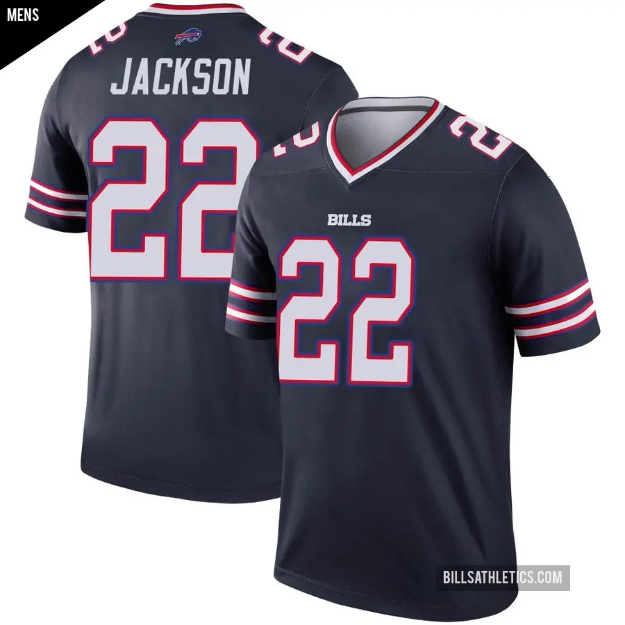 Men's Buffalo Bills ＃22 Fred Jackson Navy Legend Inverted Jersey