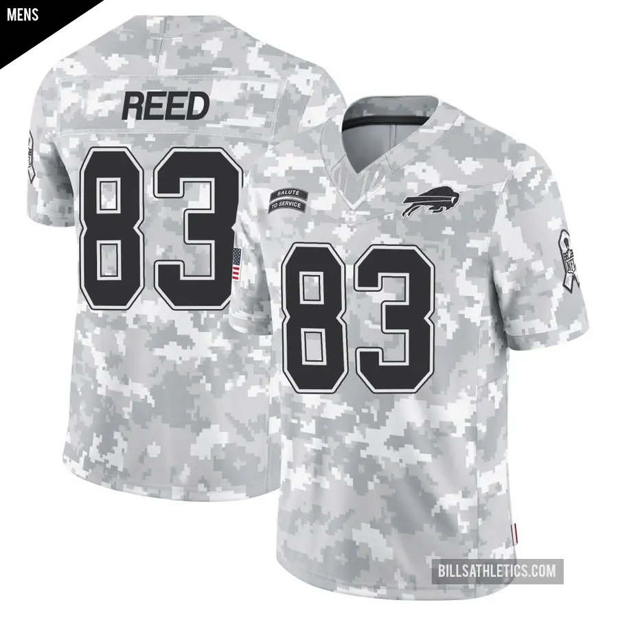 Men's Buffalo Bills ＃83 Andre Reed Arctic Camo Limited 2024 Salute to Service Jersey