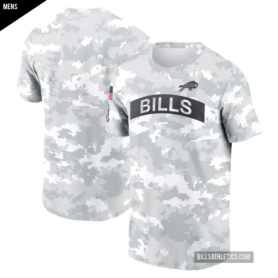 Men's Buffalo Bills Arctic Camo 2024 Salute To Service Performance T-Shirt