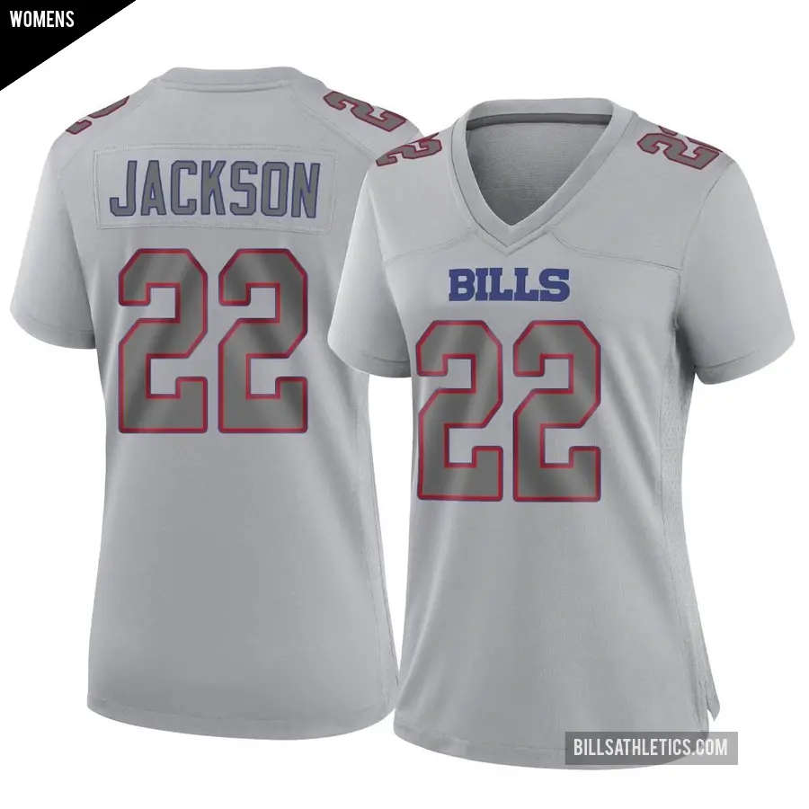 Women's Buffalo Bills ＃22 Fred Jackson Gray Game Atmosphere Fashion Jersey