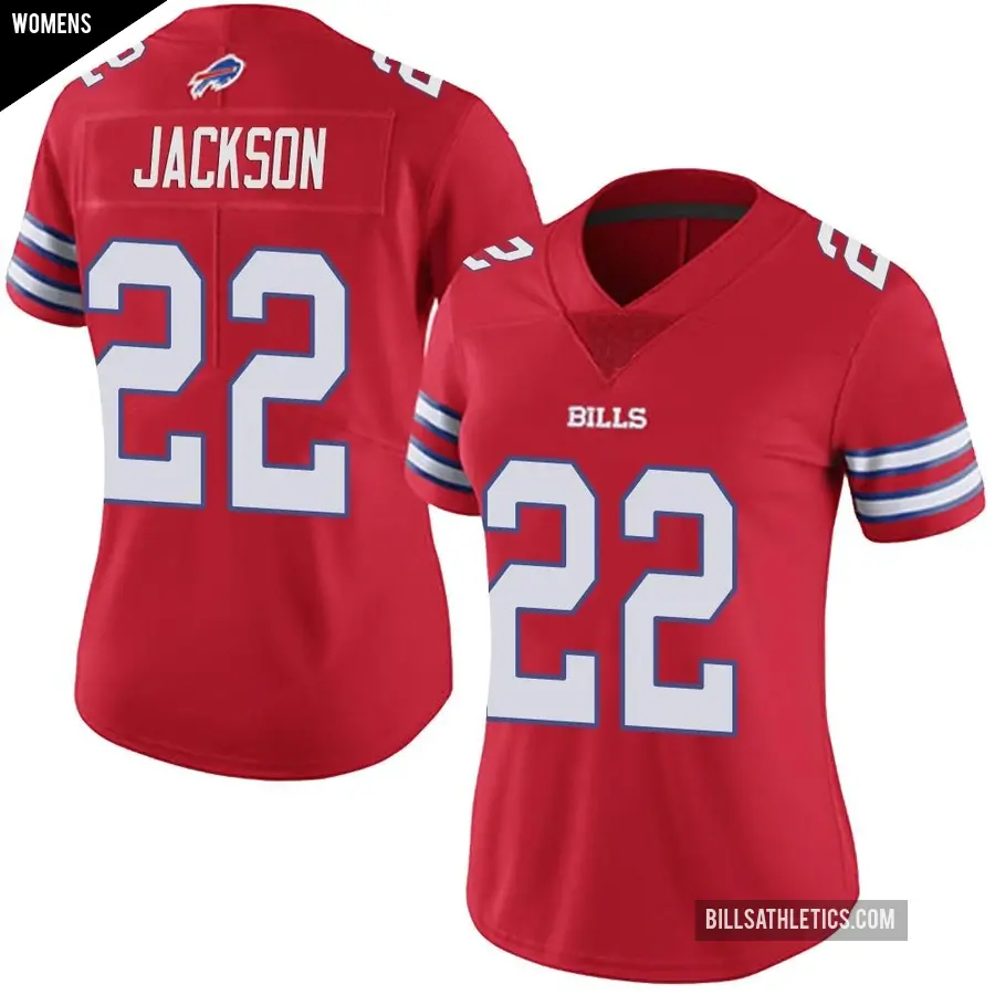 Women's Buffalo Bills ＃22 Fred Jackson Red Limited Color Rush Vapor Untouchable Jersey