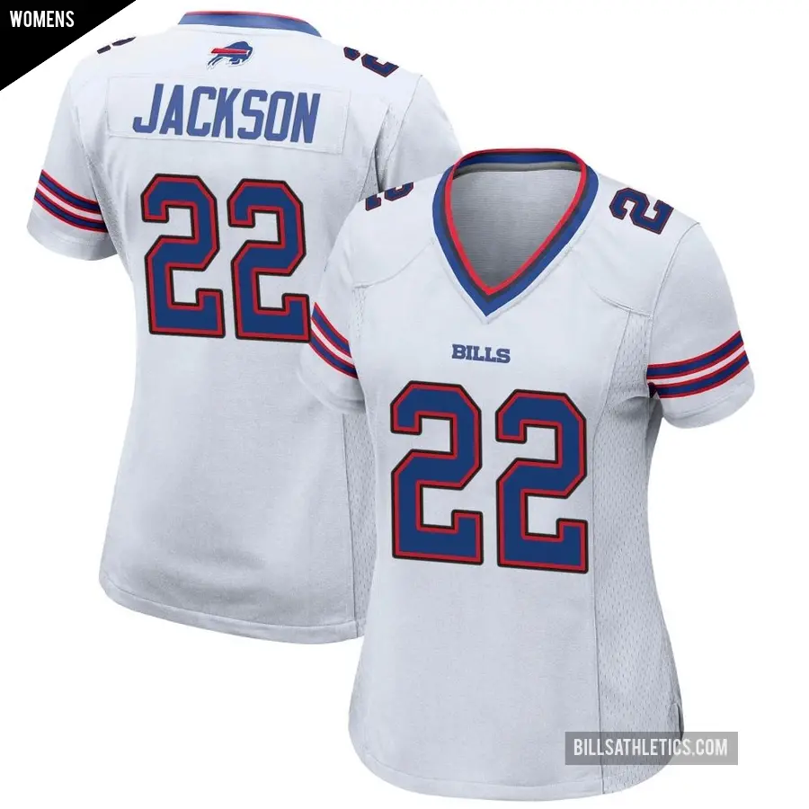 Women's Buffalo Bills ＃22 Fred Jackson White Game Jersey