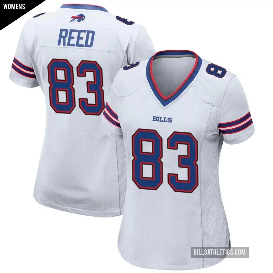 Women's Buffalo Bills ＃83 Andre Reed White Game Jersey