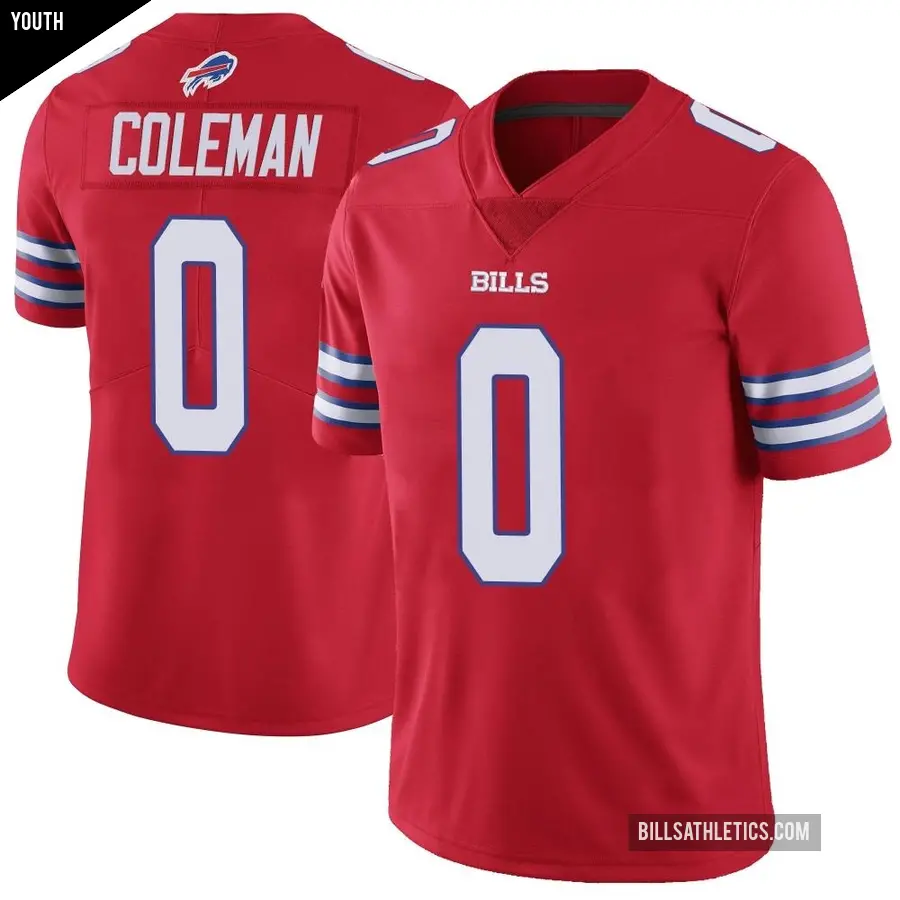 NFLバッファロービルズラグビー ゲームシャツ0番キオンコールマンColeman NFLバッファロービルズラグビー ゲームシャツ0番キオン