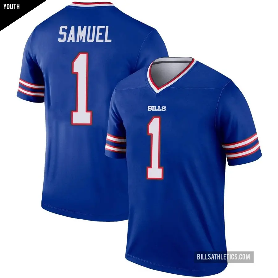 Youth Buffalo Bills ＃1 Curtis Samuel Royal Legend Jersey