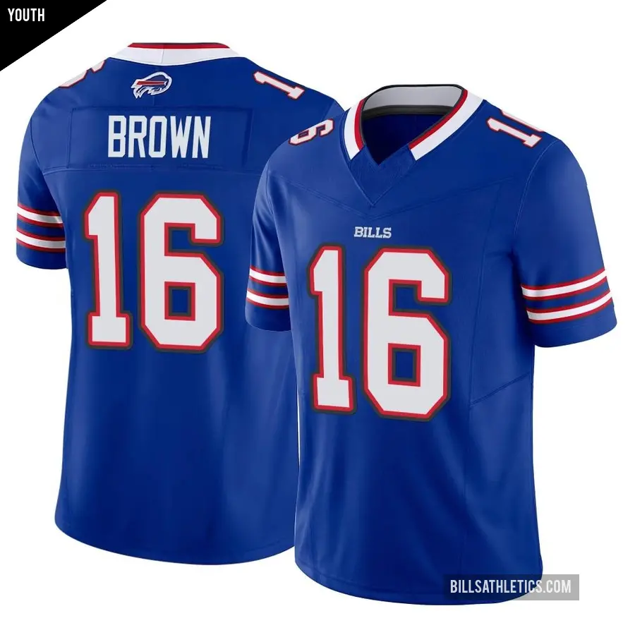 Youth Buffalo Bills ＃16 John Brown Royal Limited Vapor F.U.S.E. Jersey