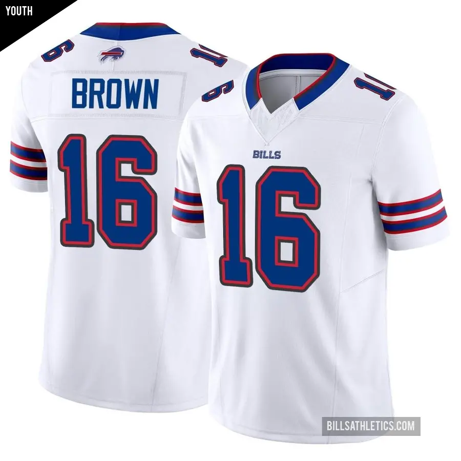 Youth Buffalo Bills ＃16 John Brown White Limited Vapor F.U.S.E. Jersey