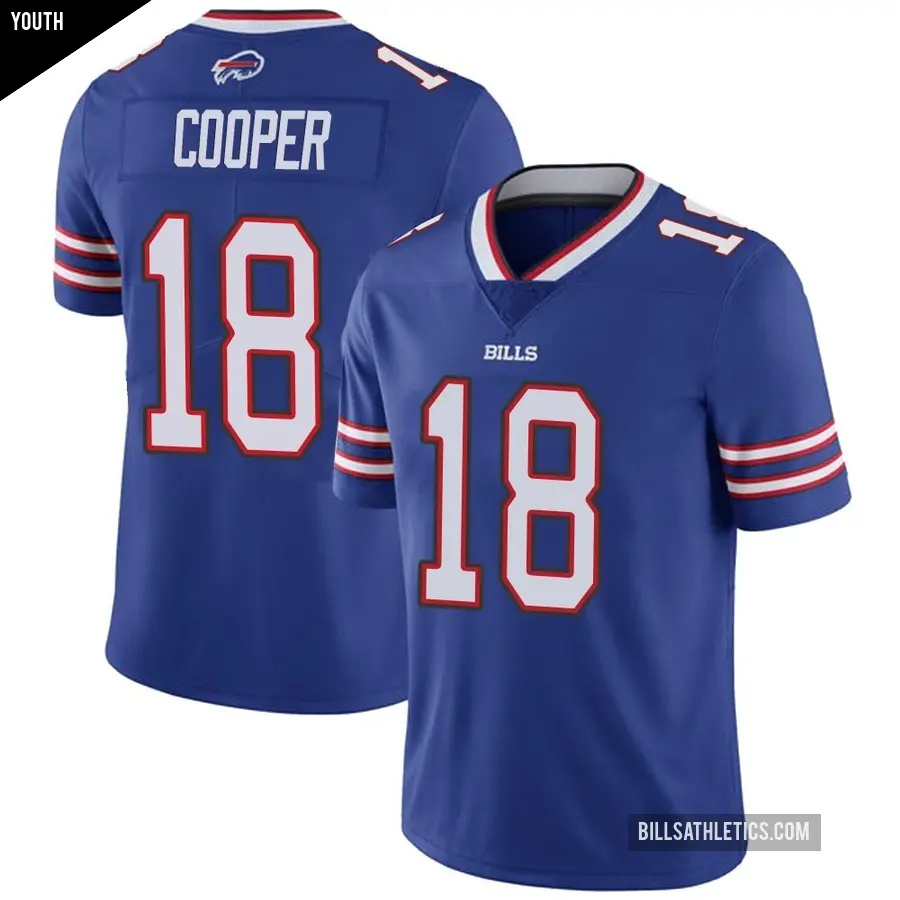 Youth Buffalo Bills ＃18 Amari Cooper Royal Limited Team Color Vapor Untouchable Jersey