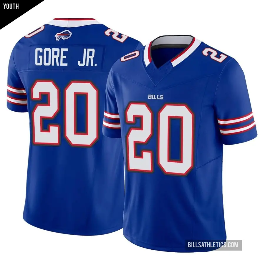 Youth Buffalo Bills ＃20 Frank Gore Jr. Royal Limited Vapor F.U.S.E. Jersey