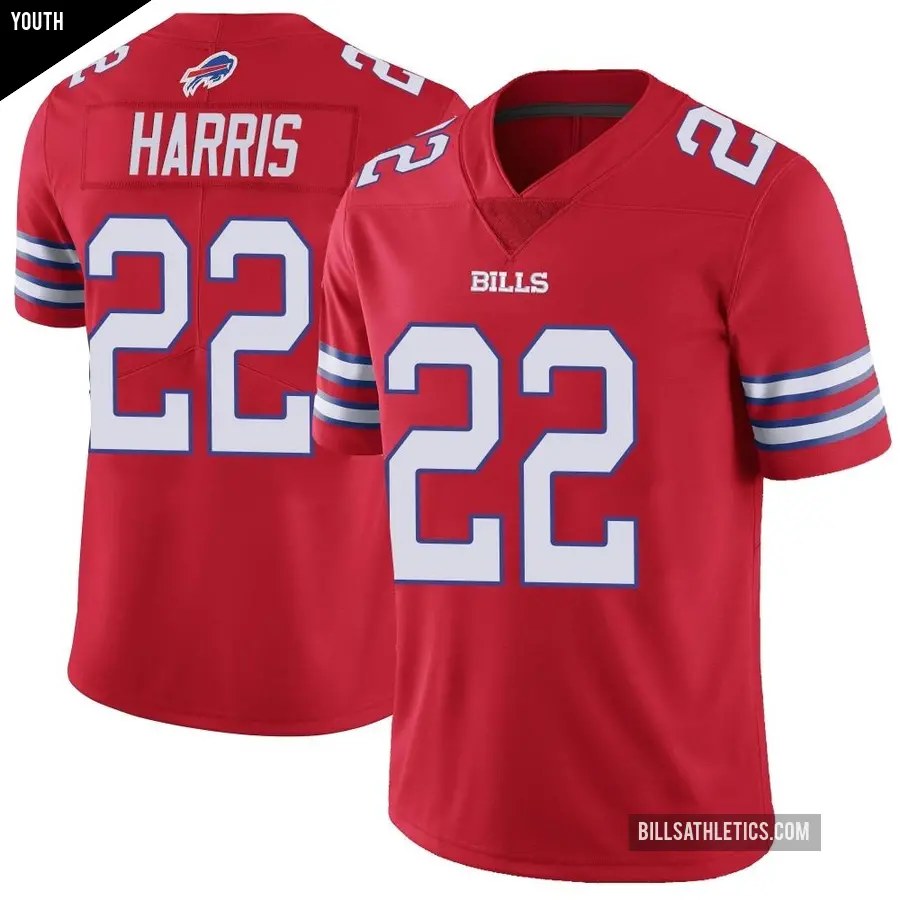 Youth Buffalo Bills ＃22 Damien Harris Red Limited Color Rush Vapor Untouchable Jersey