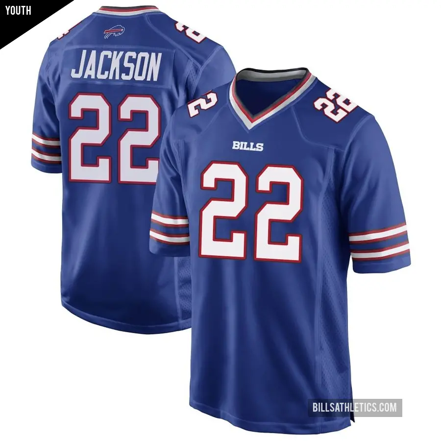 Youth Buffalo Bills ＃22 Fred Jackson Royal Blue Game Team Color Jersey