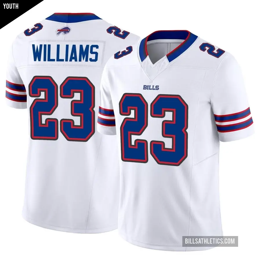 Youth Buffalo Bills ＃23 Aaron Williams White Limited Vapor F.U.S.E. Jersey
