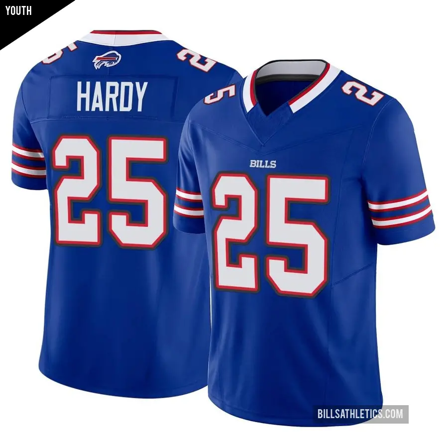 Youth Buffalo Bills ＃25 Daequan Hardy Royal Limited Vapor F.U.S.E. Jersey