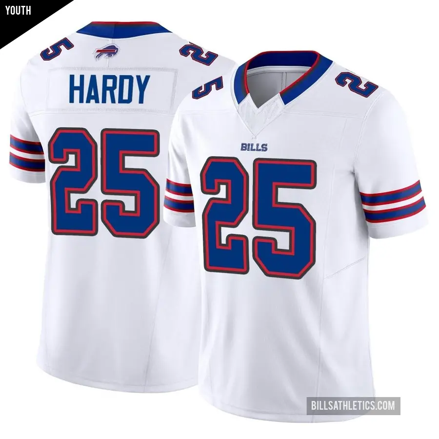 Youth Buffalo Bills ＃25 Daequan Hardy White Limited Vapor F.U.S.E. Jersey