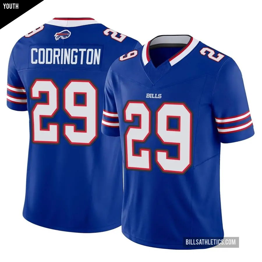 Youth Buffalo Bills ＃29 Brandon Codrington Royal Limited Vapor F.U.S.E. Jersey