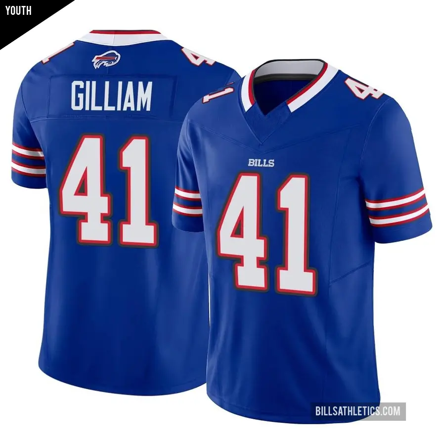 Youth Buffalo Bills ＃41 Reggie Gilliam Royal Limited Vapor F.U.S.E. Jersey