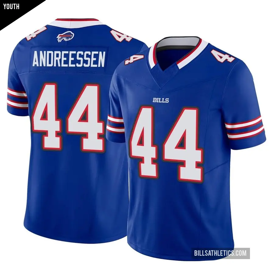 Youth Buffalo Bills ＃44 Joe Andreessen Royal Limited Vapor F.U.S.E. Jersey