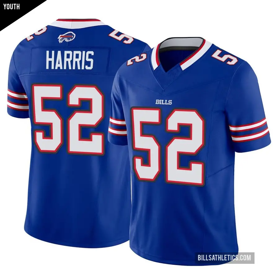 Youth Buffalo Bills ＃52 Hayden Harris Royal Limited Vapor F.U.S.E. Jersey