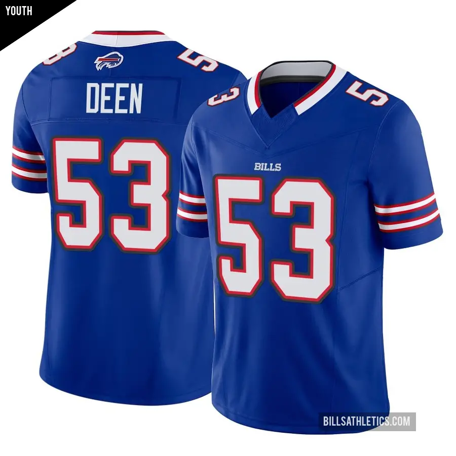 Youth Buffalo Bills ＃53 Branson Deen Royal Limited Vapor F.U.S.E. Jersey