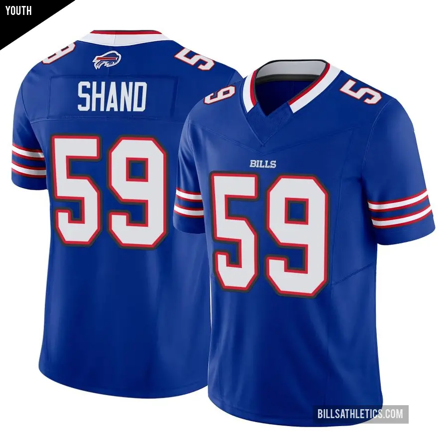Youth Buffalo Bills ＃59 Paris Shand Royal Limited Vapor F.U.S.E. Jersey