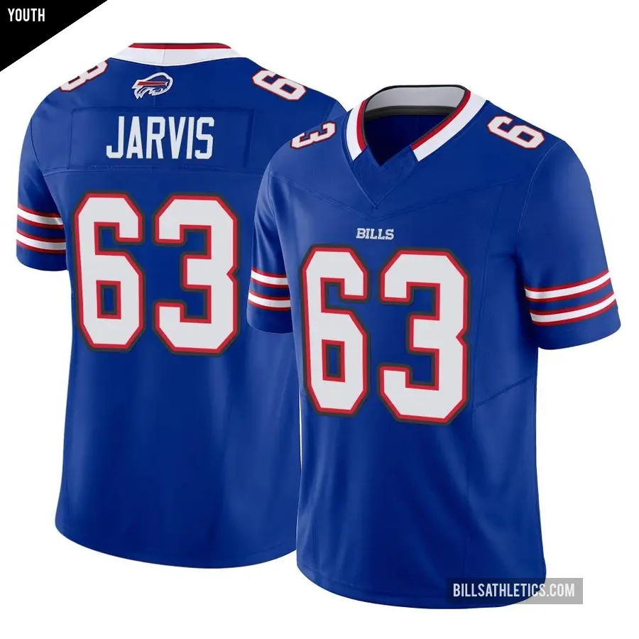 Youth Buffalo Bills ＃63 Kevin Jarvis Royal Limited Vapor F.U.S.E. Jersey