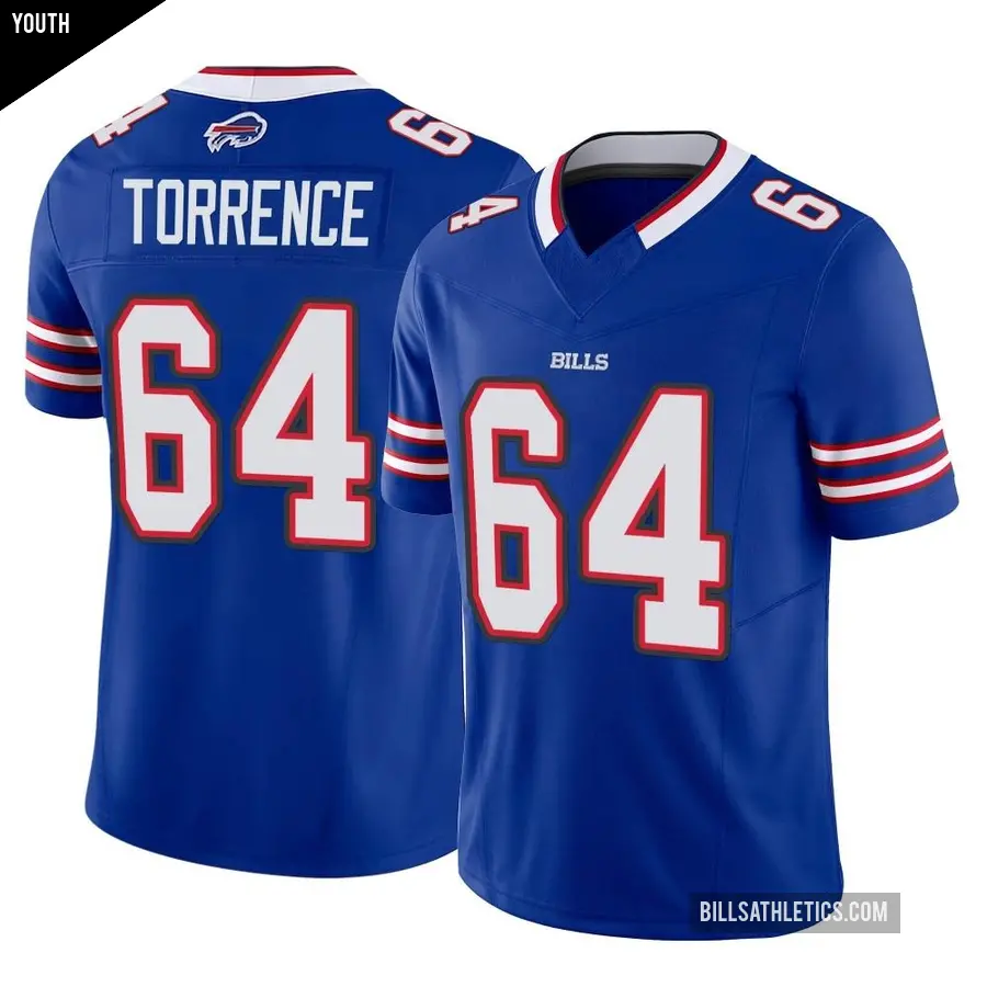Youth Buffalo Bills ＃64 O'Cyrus Torrence Royal Limited Vapor F.U.S.E. Jersey