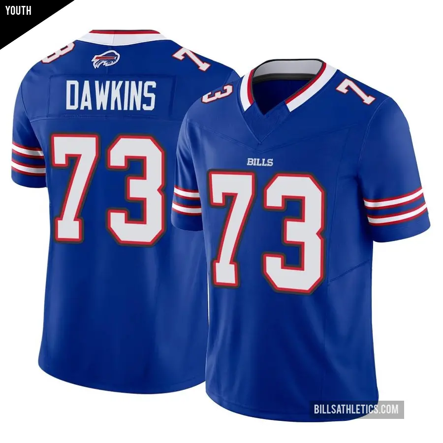 Youth Buffalo Bills ＃73 Dion Dawkins Royal Limited Vapor F.U.S.E. Jersey