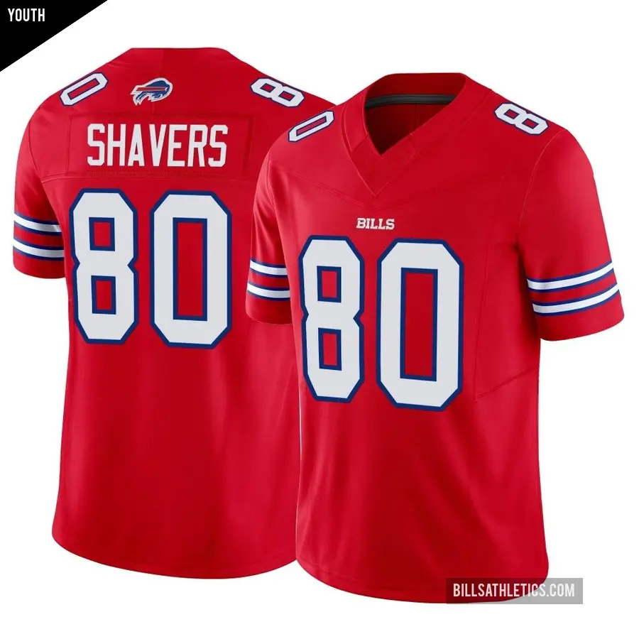 Youth Buffalo Bills ＃80 Tyrell Shavers Red Limited Vapor F.U.S.E. Jersey