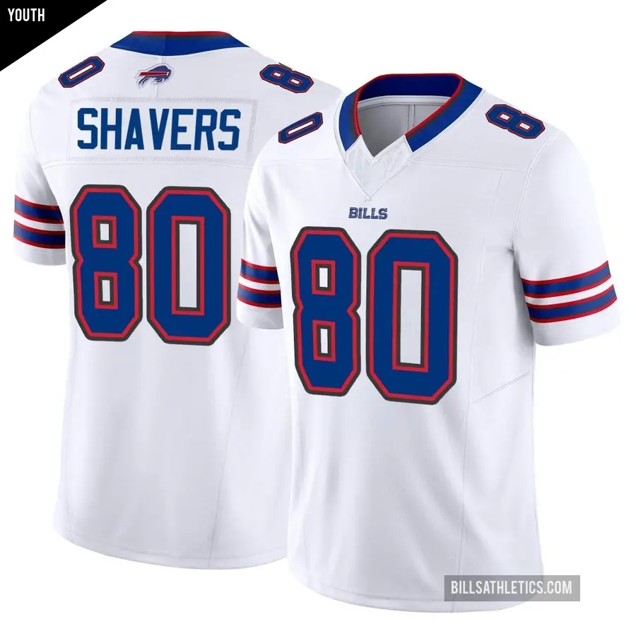 Youth Buffalo Bills ＃80 Tyrell Shavers White Limited Vapor F.U.S.E. Jersey